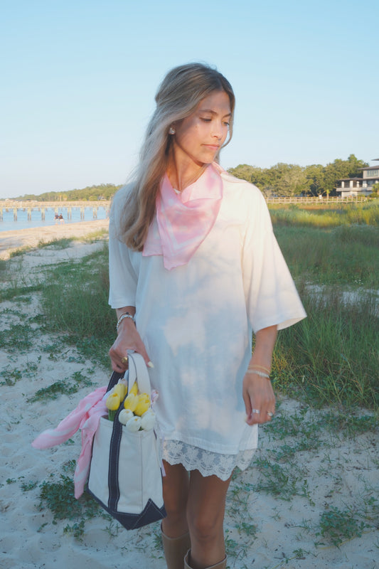 The Everyday Lace T-Shirt Dress