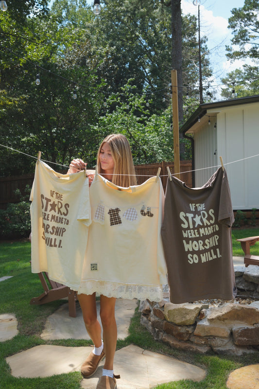 "If the Stars" Espresso Tee