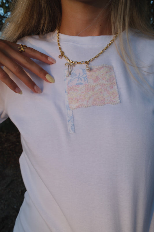Dainty Americana Baby Tee