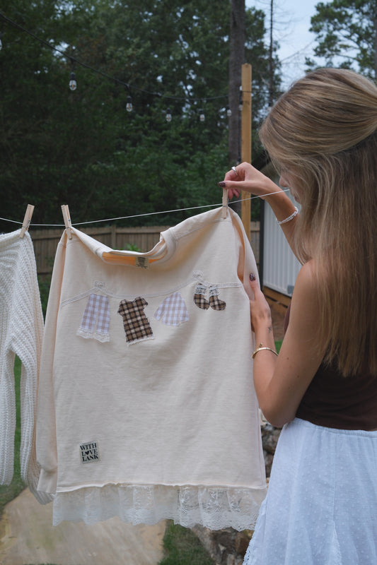 Fall Clothesline Sweatshirt