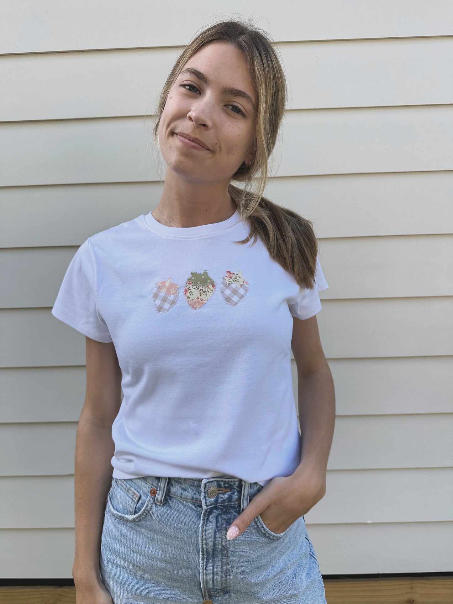 Little Strawberry Baby Tee