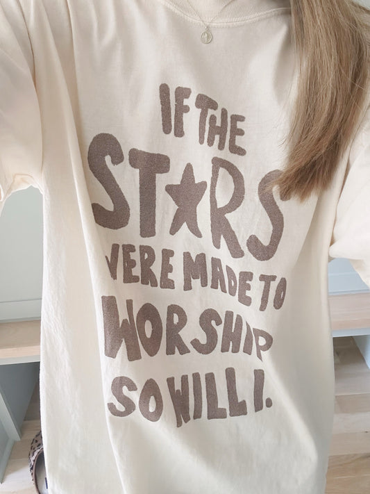 "If the Stars" Ivory Tee