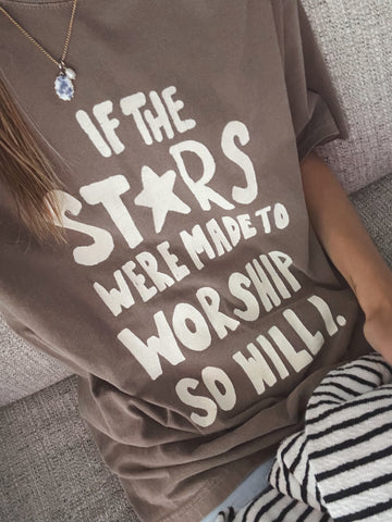 "If the Stars" Espresso Tee