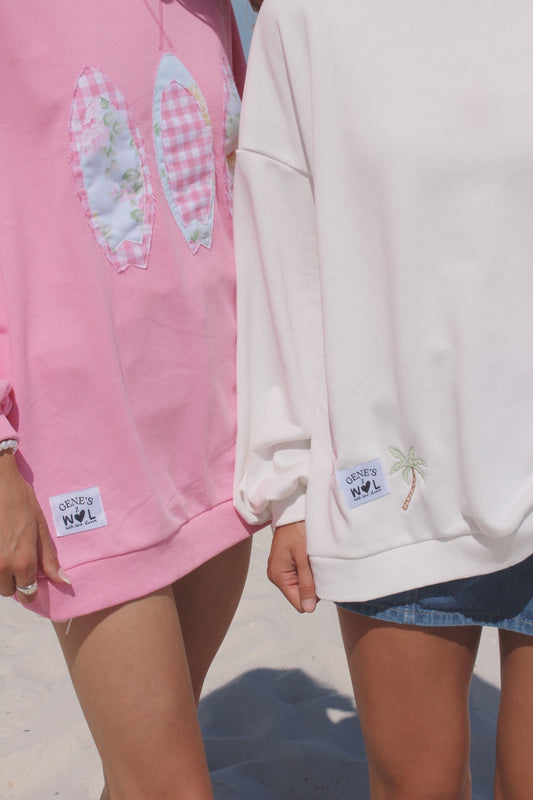 Gingham Surfboard Crewneck