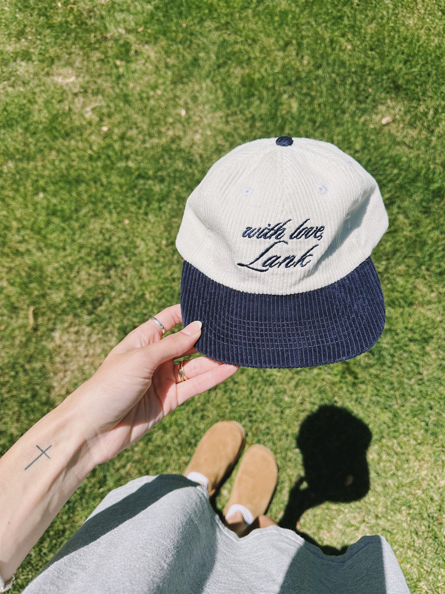 With love, Lank Luxe Corduroy Hat