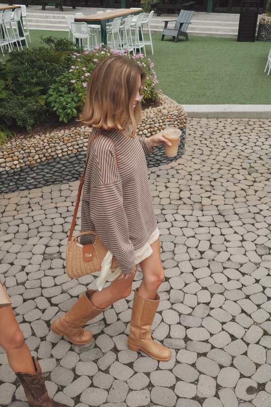 The Grocer Striped Sleeve
