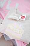 Polka Buttercream Tee (one of one)