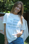 Floral Americana Tee
