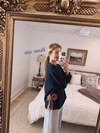 Original Navy and Red Side Bow™ Sweatshirt