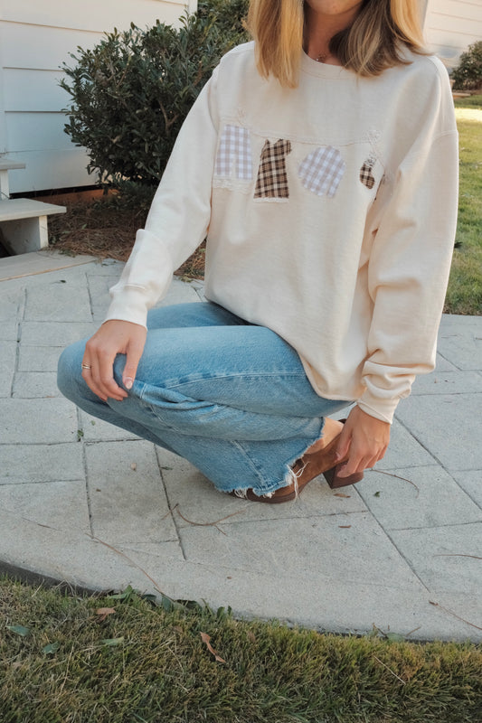Handmade Clothesline Sweatshirt
