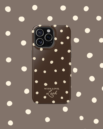 Polka Dot Espresso Case