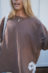 Original Cocoa Side Bow Sweatshirt