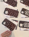 Polka Dot Espresso Case