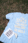 "If the Stars" T-shirt in Hydrangea