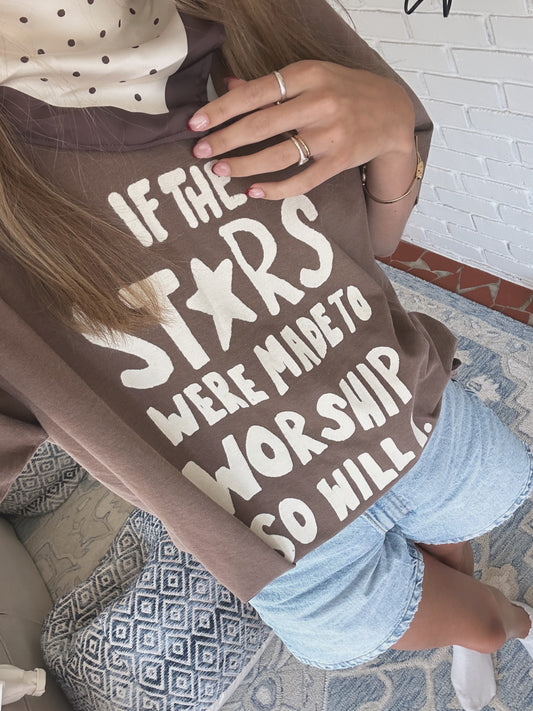 "If the Stars" Espresso Tee