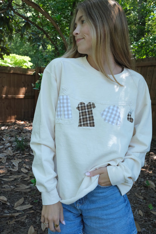Handmade Clothesline Sweatshirt