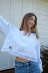 Palms Cropped Sweatshirt