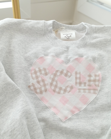 SCL Heart Grey Crewneck