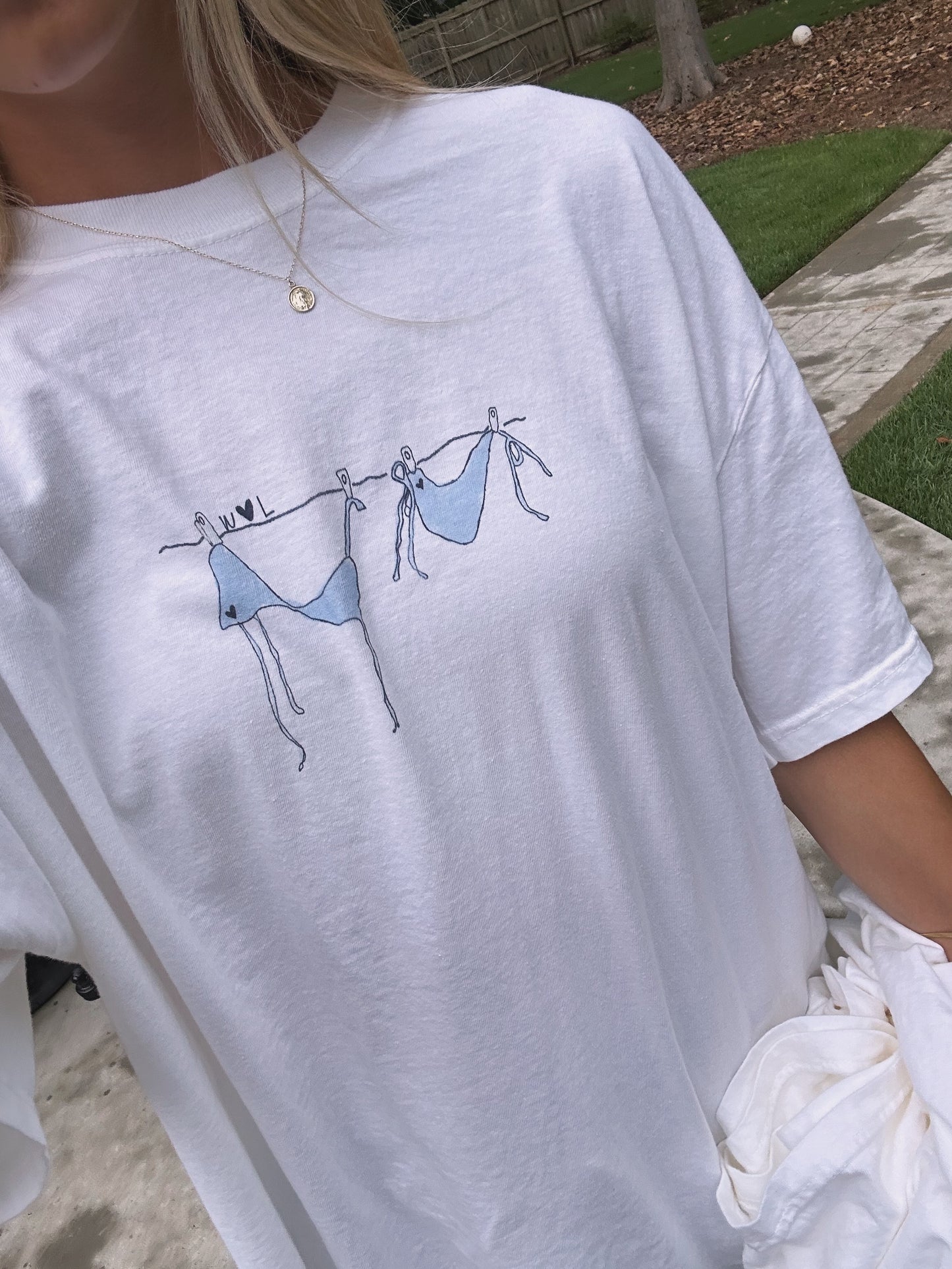 Watercolor Bikini Tee