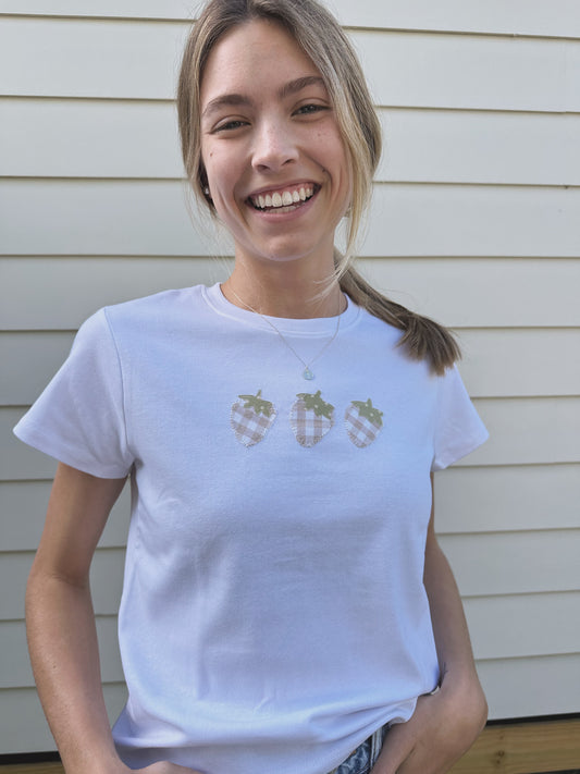 Little Strawberry Baby Tee