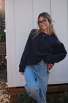 Original Navy and Red Side Bow™ Sweatshirt