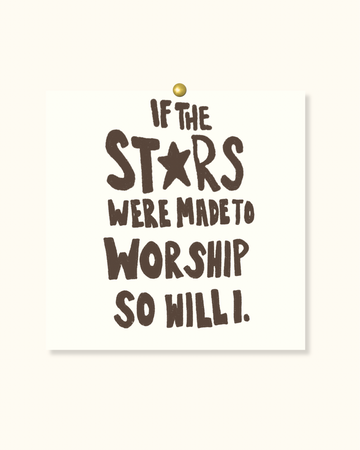 The “If the Stars” Post