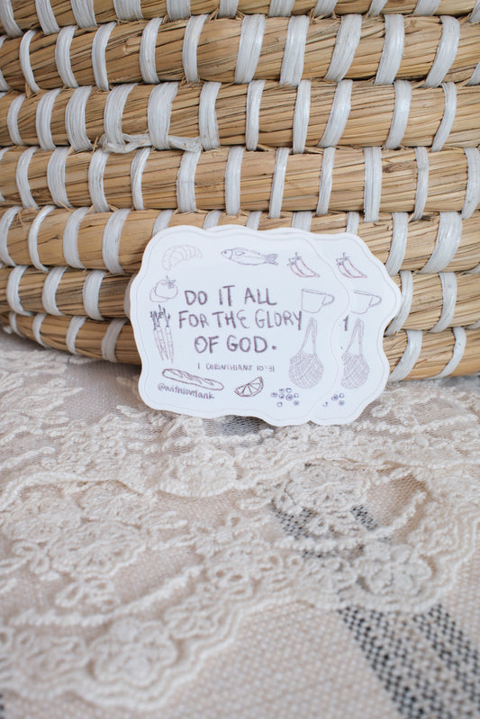 The Everyday Glory Sticker