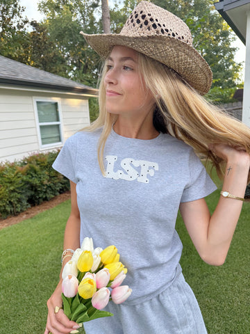 LSF Grey Baby Tee