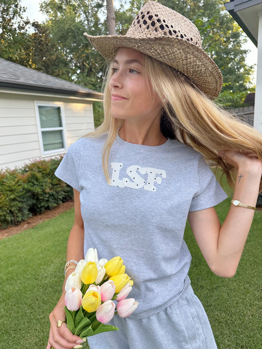 LSF Grey Baby Tee