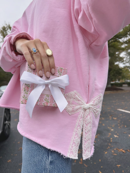 Original Blush Pink Side Bow™ Sweatshirt