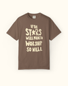 "If the Stars" T-shirt in Espresso