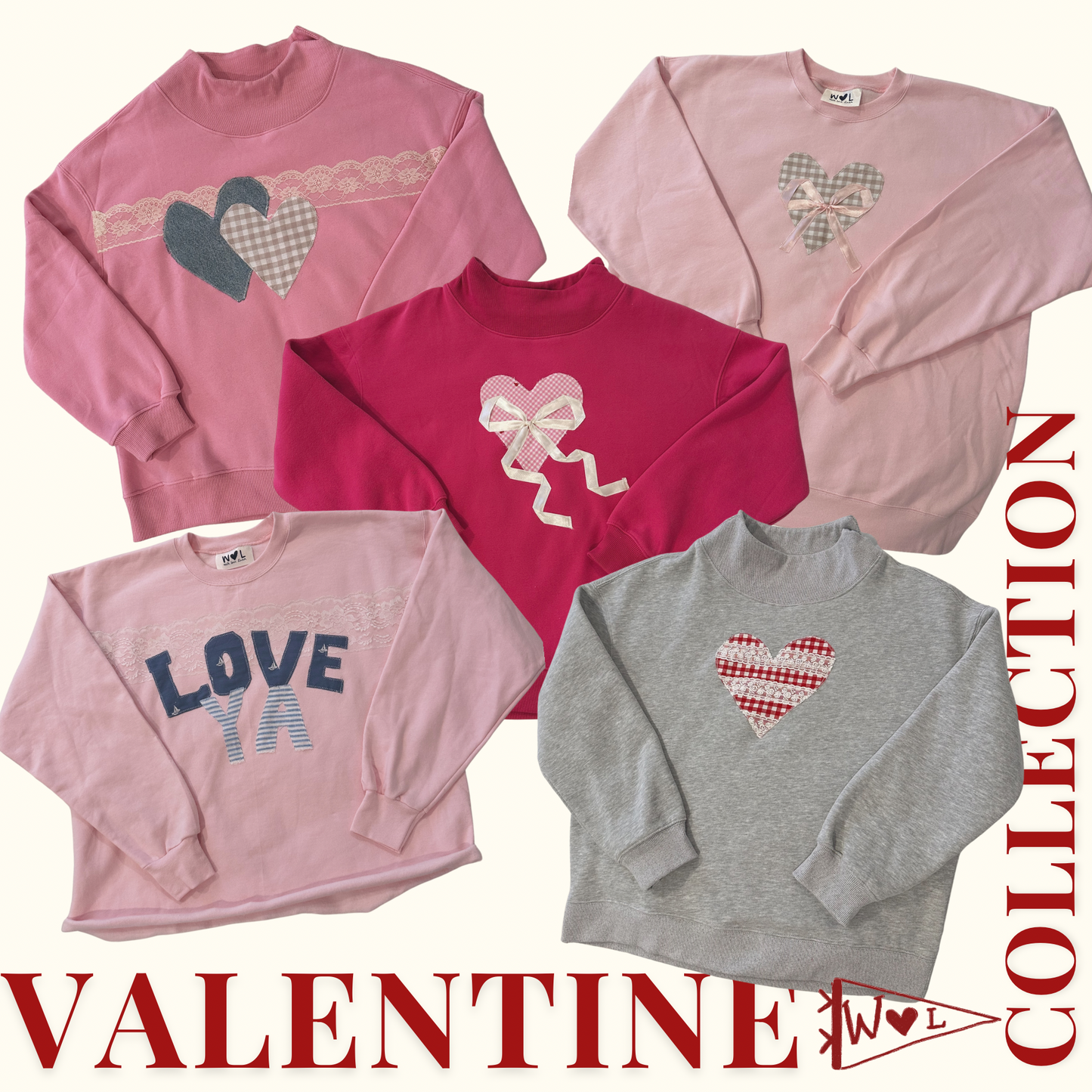 Baby Pink “Love Ya” Crewneck