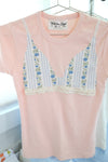 Peach Floral Bikini Baby Tee