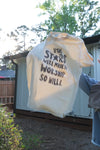 "If the Stars" T-shirt in Ivory