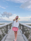 Original Grey and Navy Side Bow™ Sweatshirt