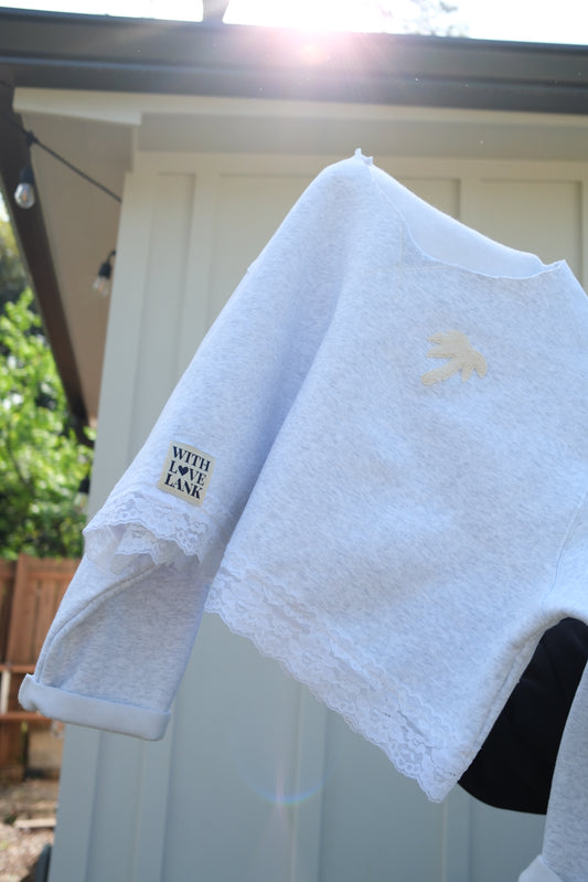 Palms Cropped Sweatshirt