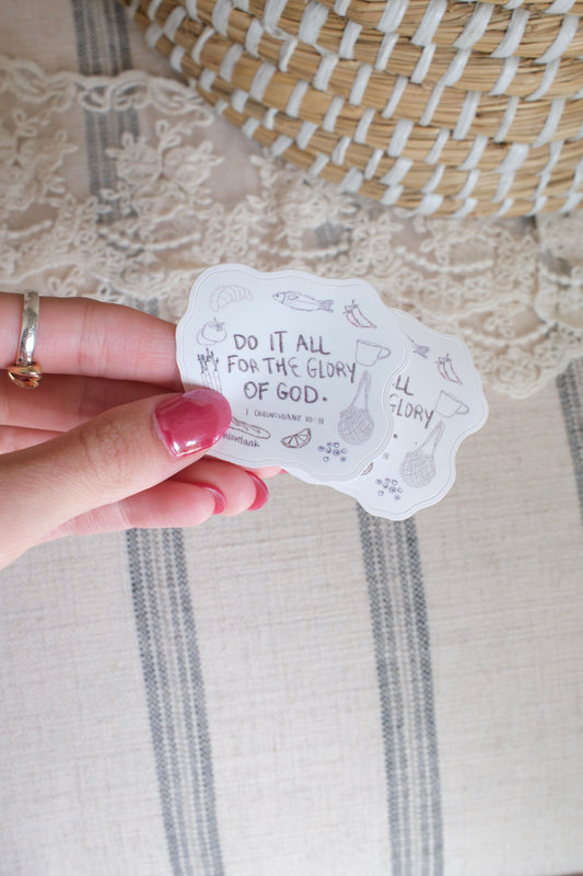 The Everyday Glory Sticker