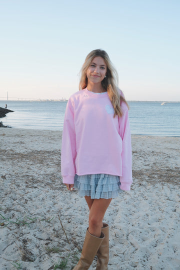 LSF Exclusive Pink Side Bow Sweatshirt