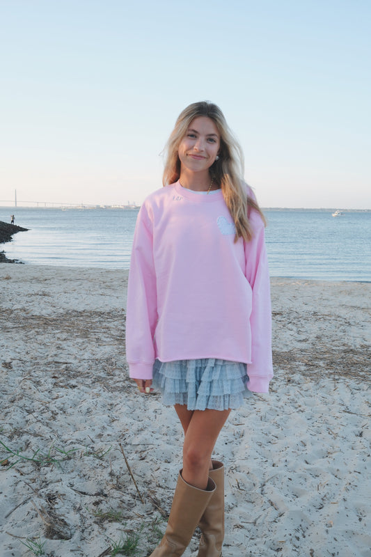 LSF Exclusive Pink Side Bow Sweatshirt