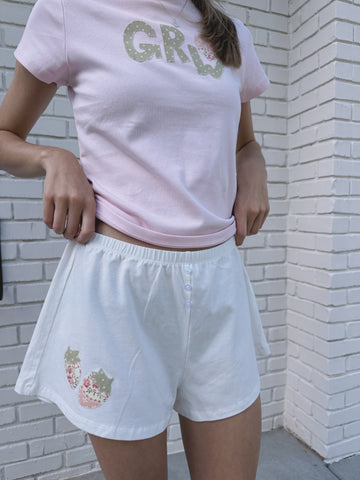 Cozy Strawberry Shorts
