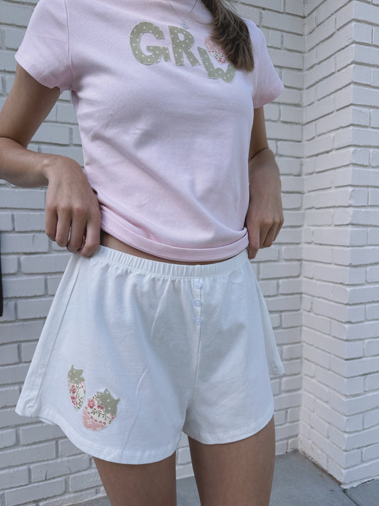 Cozy Strawberry Shorts