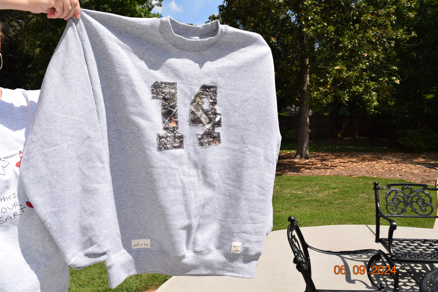 Camo #14 Grey Crewneck