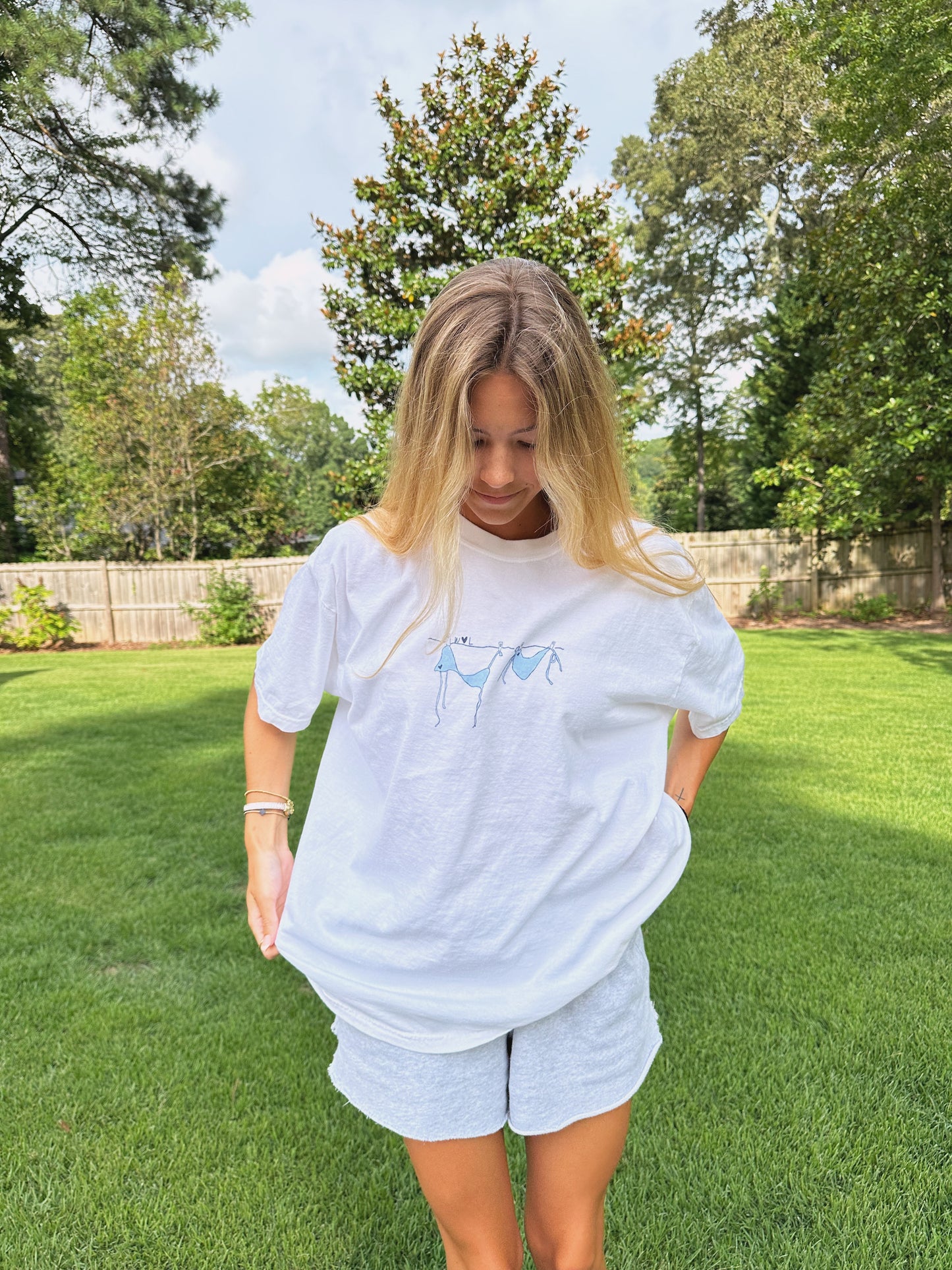 Watercolor Bikini Tee