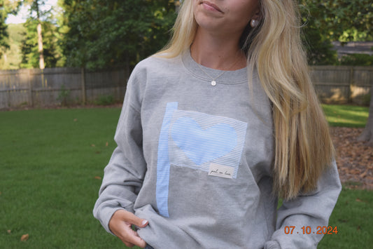 Coastal Flag Terry Cloth Crewneck