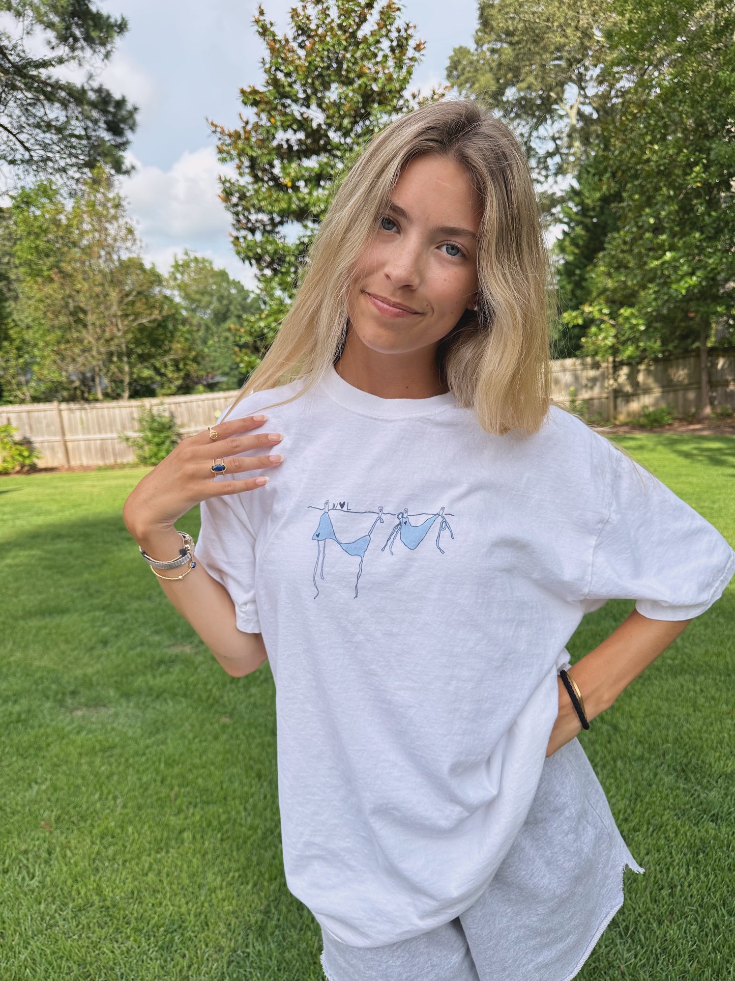 Watercolor Bikini Tee