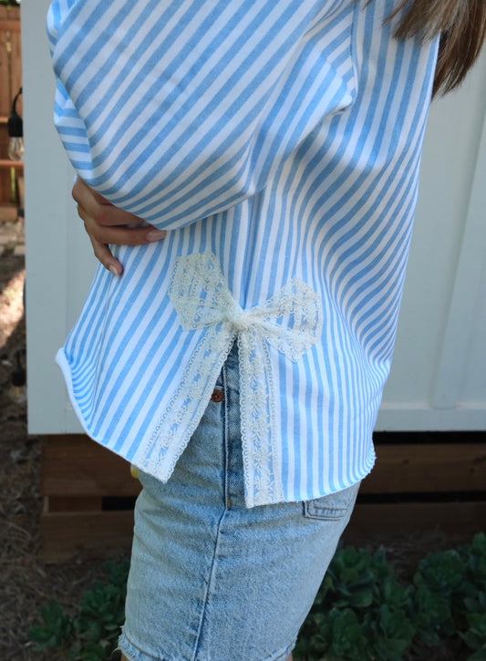 Original Coastal Stripe Side Bow™ Sweatshirt