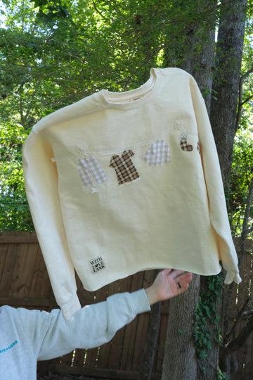 Handmade Clothesline Sweatshirt
