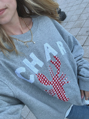 “Char” Lobster Side Bow Sweatshirt