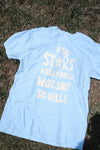 "If the Stars" T-shirt in Hydrangea