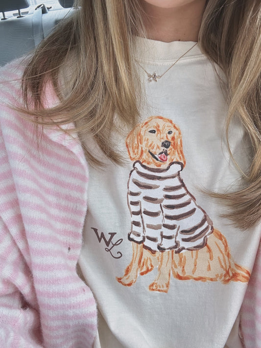 The Charlie Mascot Tee Ivory